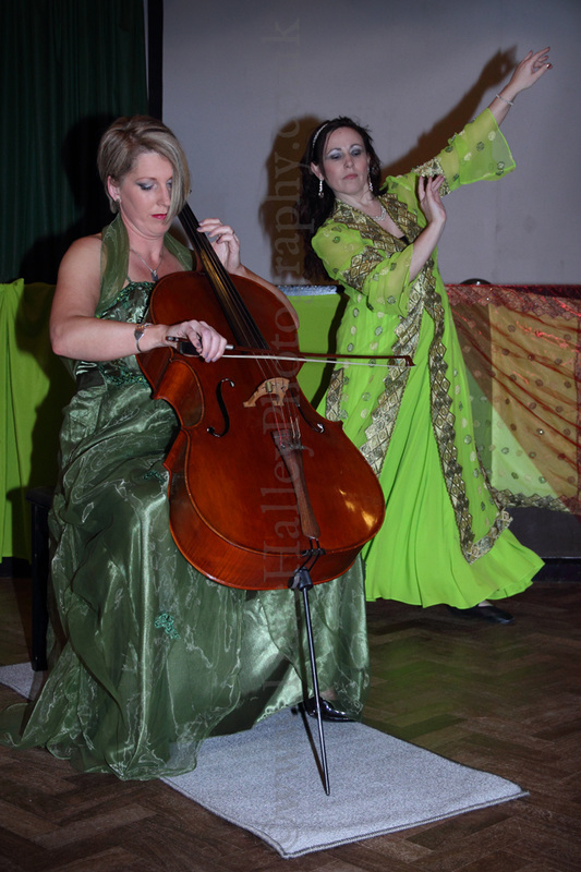 Photo of Lindy Wilcox-Reid and Rachel Rafiefar performing at The Butterfly Hafla 7th March 2015 
